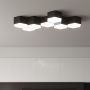 Sollux Lighting Sunde plafon 2x60W czarny/biały SL.1059 zdj.5