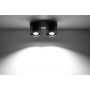 Sollux Lighting Orbis lampa podsufitowa 2x40W czarna SL.0054 zdj.3