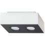 Sollux Lighting Mono lampa podsufitowa 2x40W biała/czarna SL.0067 zdj.1