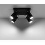 Sollux Lighting Ring lampa podsufitowa 4x40W czarna SL.0094 zdj.3