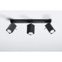 Sollux Lighting Merida lampa podsufitowa 3x40W czarna SL.0101 zdj.3