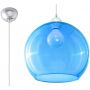 Sollux Lighting Ball lampa wisząca 1x60W błękit SL.0251 zdj.1