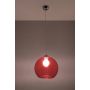Sollux Lighting Ball lampa wisząca 1x60W czerwona SL.0253 zdj.4