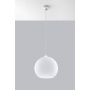 Sollux Lighting Ball lampa wisząca 1x60W biała SL.0256 zdj.3