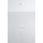 Sollux Lighting Gaspare lampa wisząca 1x60W biała SL.0290 zdj.6