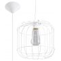Sollux Lighting Celta lampa wisząca 1x60W biała SL.0295 zdj.1