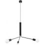 Sollux Lighting Duomo 3D lampa wisząca 3x60W czarna SL.0303 zdj.1