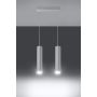 Sollux Lighting Lagos lampa wisząca 2x40W biała SL.0324 zdj.4