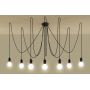 Sollux Lighting Edison 7 lampa wisząca 7x60W czarna SL.0372 zdj.7