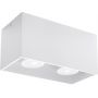 Sollux Lighting Quad Maxi lampa podsufitowa 2x40W biała SL.0380 zdj.1