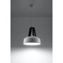 Sollux Lighting Casco lampa wisząca 1x60W biały/czarny SL.0387 zdj.4