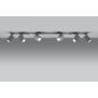 Sollux Lighting Merida 6 lampa podsufitowa 6x40W szara SL.0462 zdj.3