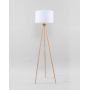 Sollux Lighting Austin lampa stojąca 1x60W biały/drewno naturalne SL.0685 zdj.3