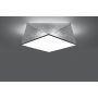Sollux Lighting Hexa lampa podsufitowa 2x60W szary cekin SL.0691 zdj.7