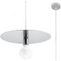 Sollux Lighting Flavio lampa wisząca 1x60W inox SL.0854 zdj.1