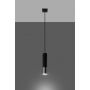 Sollux Lighting Loopez lampa wisząca 1x40W czarna/chrom SL.0940 zdj.4