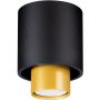 Sollux Lighting Nesi lampa podsufitowa 1x40W czarna/złota SL.0982 zdj.1