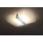 Sollux Lighting Azalia lampa podsufitowa 2x40W biała/chrom SL.1007 zdj.4