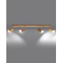 Sollux Lighting Berg lampa podsufitowa 4x40W drewno naturalne SL.1042 zdj.4