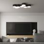 Sollux Lighting Sunde plafon 2x60W czarny/biały SL.1060 zdj.3