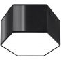Sollux Lighting Sunde plafon 2x60W czarny/biały SL.1061 zdj.1
