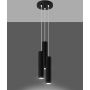 Sollux Lighting Lagos lampa wisząca 3x40W czarna SL.1079 zdj.4