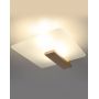 Sollux Lighting Lappo lampa podsufitowa 2x60W biały/drewno SL.1095 zdj.4
