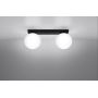 Sollux Lighting Yoli lampa podsufitowa 2x12W czarna/biała SL.1152 zdj.3