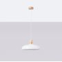 Sollux Lighting Indy lampa wisząca 1x15 W biała-drewno SL.1323 zdj.4
