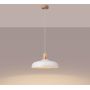 Sollux Lighting Indy lampa wisząca 1x15 W biała-drewno SL.1323 zdj.7