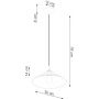 Sollux Lighting Zuma lampa wisząca 1x15 W czarna SL.1326 zdj.2