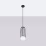 Sollux Lighting Brina lampa wisząca 1x8 W czarna SL.1332 zdj.3