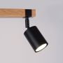 Sollux Lighting Fager lampa podsufitowa 2x10 W czarna-drewno SL.1344 zdj.7