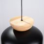 Sollux Lighting Marion lampa wisząca 1x15 W czarna-drewno SL.1351 zdj.11