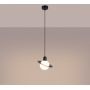 Sollux Lighting Hyperion lampa wisząca 1x8 W biała-czarna SL.1358 zdj.9