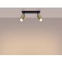 Sollux Lighting Winx lampa podsufitowa 2x10 W czarna-złota SL.1383 zdj.8