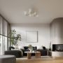 Sollux Lighting Telesto lampa podsufitowa 1x15 W biała- jasny brąz SL.1393 zdj.9