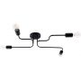 Sollux Lighting Vector lampa podsufitowa 4x15 W czarna SL.1446 zdj.1