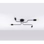 Sollux Lighting Vector lampa podsufitowa 4x15 W czarna SL.1446 zdj.3