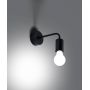 Sollux Lighting Norah kinkiet 1x15 W czarny SL.1449 zdj.5