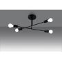 Sollux Lighting Norah lampa podsufitowa 4x15 W czarna SL.1451 zdj.4