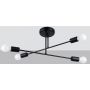 Sollux Lighting Norah lampa podsufitowa 4x15 W czarna SL.1451 zdj.3