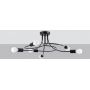 Sollux Lighting Levar lampa podsufitowa 6x15 W czarna SL.1456 zdj.3