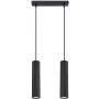 Sollux Lighting Karbon lampa wisząca 2x10 W czarna SL.1574 zdj.1