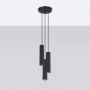 Sollux Lighting Karbon lampa wisząca 3x10 W czarna SL.1576 zdj.5