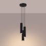 Sollux Lighting Karbon lampa wisząca 3x10 W czarna SL.1576 zdj.6