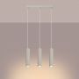 Sollux Lighting Karbon lampa wisząca 3x10 W beżowa SL.1594 zdj.6