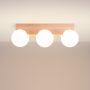 Sollux Lighting Bulbo lampa podsufitowa 3x8 W biała-drewno SL.1684 zdj.4