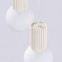 Sollux Lighting Halo lampa wisząca 3x8 W biała-beżowa SL.1720 zdj.7