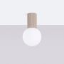 Sollux Lighting Halo lampa podsufitowa 1x8 W biała-taupe SL.1743 zdj.3